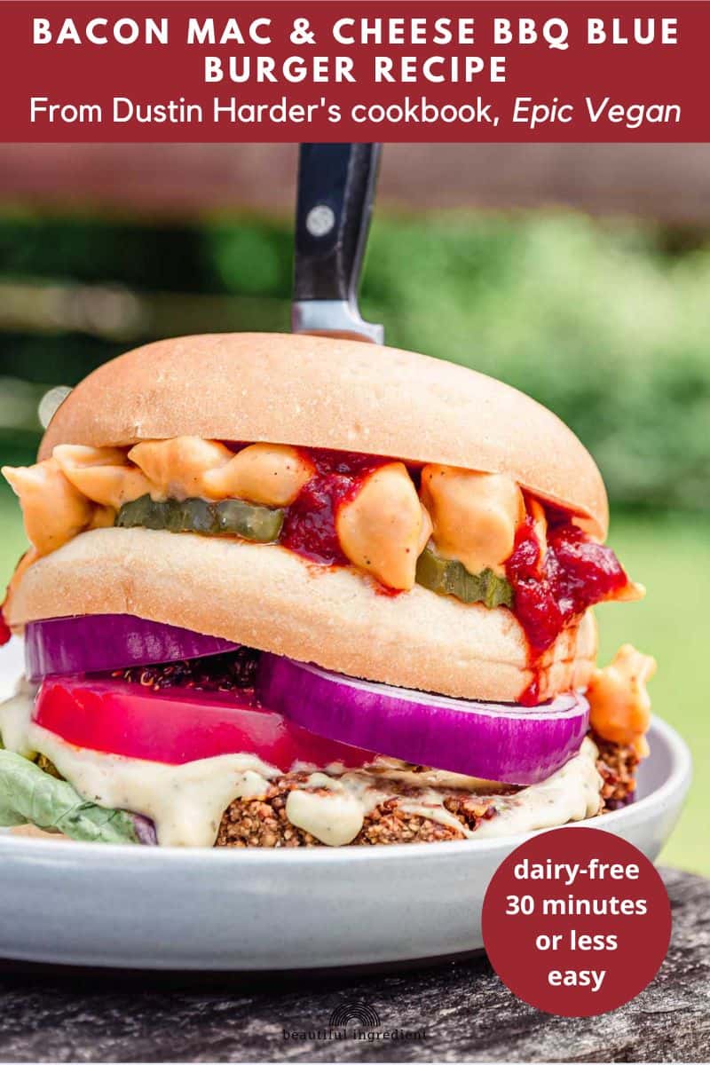 Bacon Mac and Cheese BBQ Blue Burger • Beautiful Ingredient