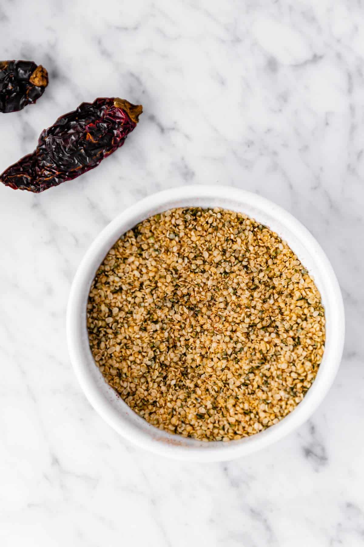 seasoning mix with spices in a ramekin