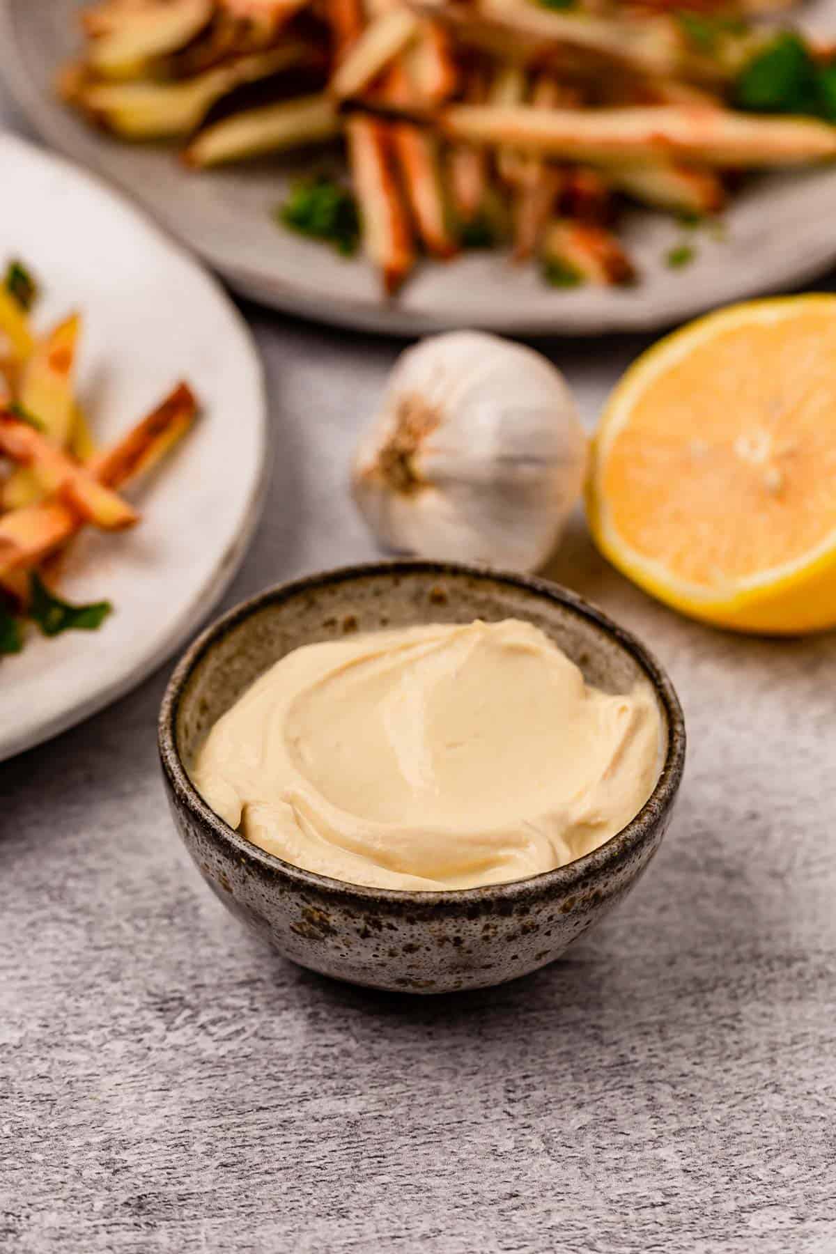 Vegan Lemon Garlic Aioli (oilfree) • Beautiful Ingredient