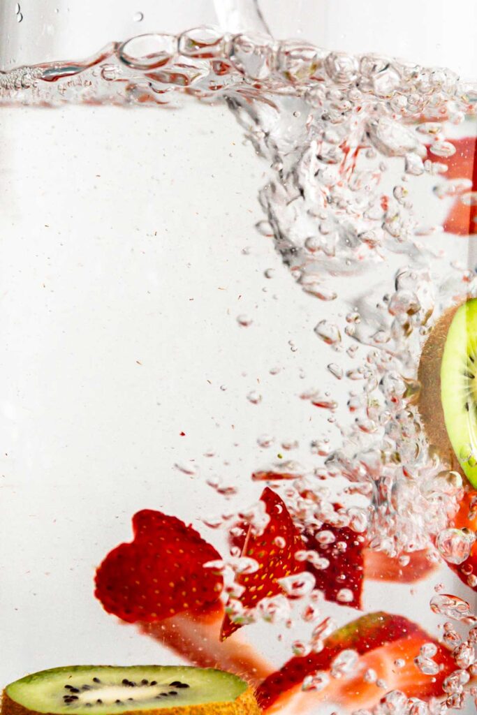 Strawberry Kiwi Flavored Water •