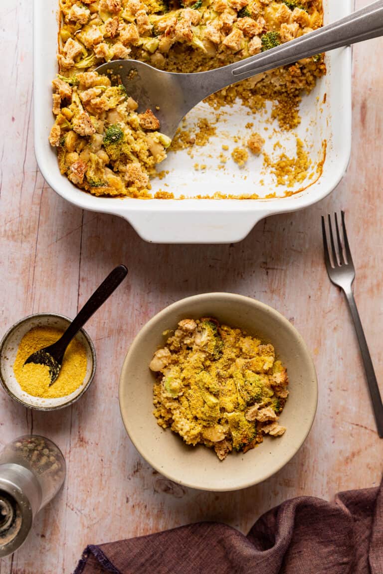 Easy Vegan Broccoli Quinoa Casserole - Beautiful Ingredient